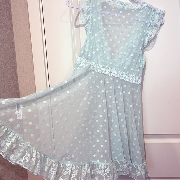 Blue By Betsey Johnson intimate sheer lace dress - Picture 5 of 5